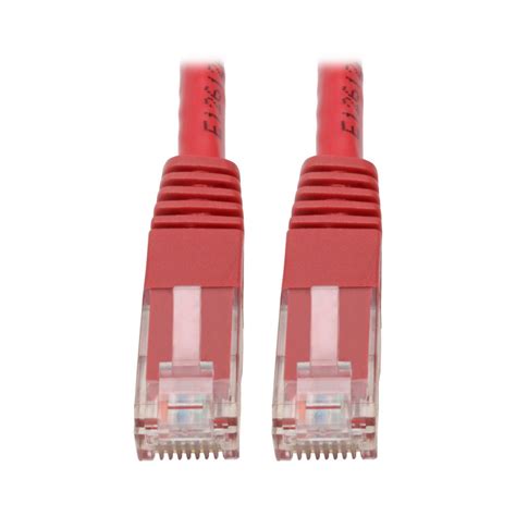 Compra Tripp Lite By Eaton Cable Patch Cat5 5e 6 UTP RJ 45 3 05m Rojo