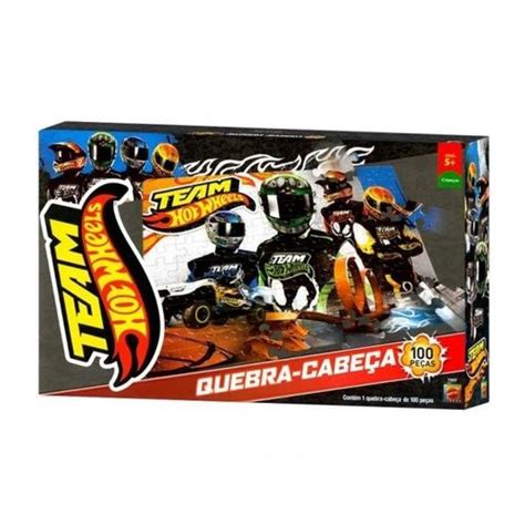 Tudo Sobre Quebra cabeça Team Hot Wheels 24 Peças Mattel