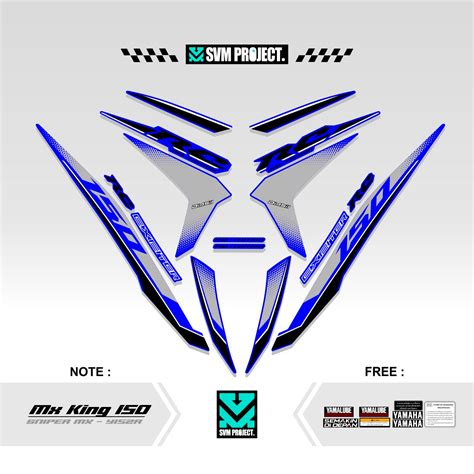 Jual Striping Mx King Motif Yamaha Sniper Mxi Sticker