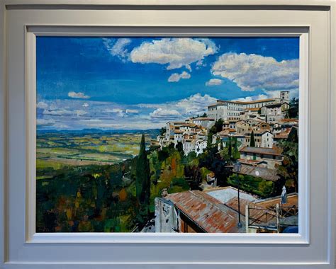 Mark Sofilas Vista Italiana Panoramic Landscape Painting No Naked Walls