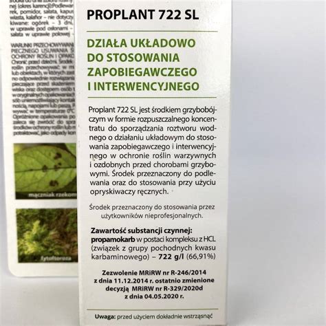 Proplant Sl Na Choroby Ro Lin Ozdobnych Ml Target Sklep