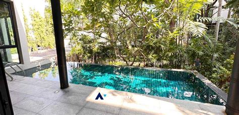 Luxury House With Private Pool In Ekkamai Br House For Rent In