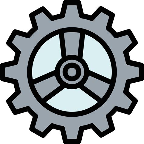 Cog Vector Icon Design 14972584 Vector Art At Vecteezy