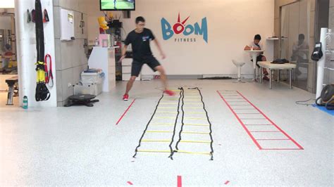 Basketball agility ladder- shuffle stability – Speed & Agility Training