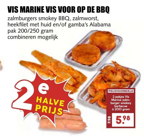 Vis Marine Vis Voor Op De Bbq Aanbieding Bij MCD Supermarkt