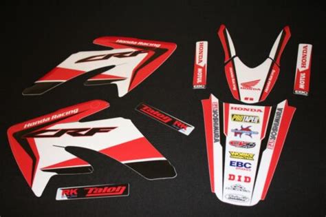 HONDA CRF70- CRF80- CRF100 EDGE1 MX GRAPHICS KIT DECALS KIT STICKER KIT ...