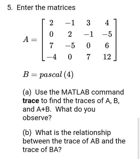 Solved Hello Can You Please Answer This Please Use Matlab Chegg