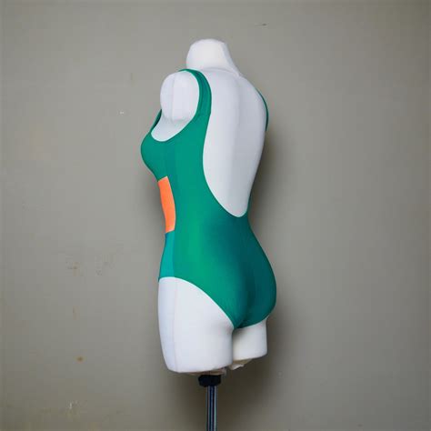 Vintage SPORT Swimsuit 1980s Bikini Onepiece Bathing Suit Low Etsy