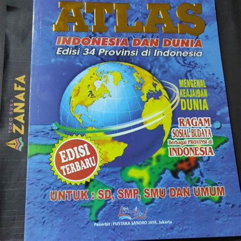 Jual Atlas Indonesia Dan Dunia Edisi 34 Provinsi Di Indonesia Shopee