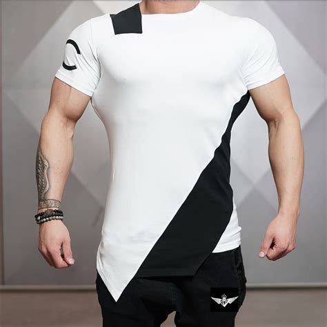 Camiseta De Manga Corta Para Hombre Camisa De Gimnasio Culturismo