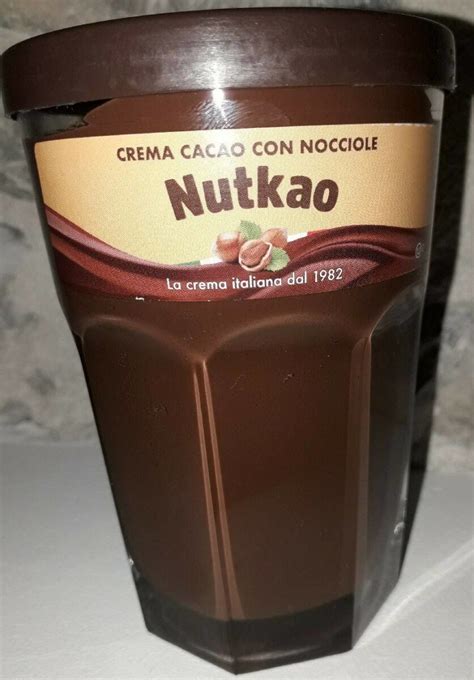 Crema Cacao Con Nocciole Nutkao