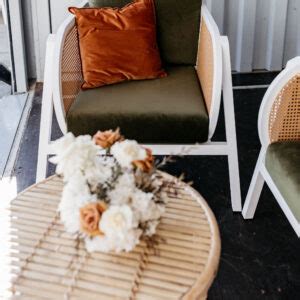 Cane Coffee Table Elderberry Event Hire