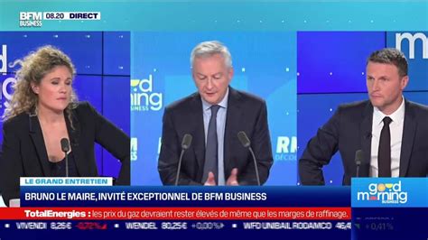 Bruno Le Maire Ministre de lÉconomie Emmanuel Macron promet de