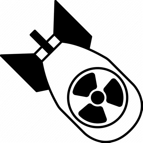 Nuclear Bomb Missile Weapon Destroy Icon Download On Iconfinder