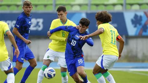 Pan 2023 seleção sub 23 Brasil vence EUA por 1 a 0 na estreia