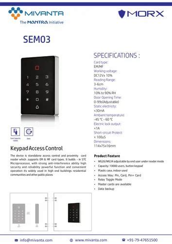 Single Door Access Control At 2500 Single Door Access Control In