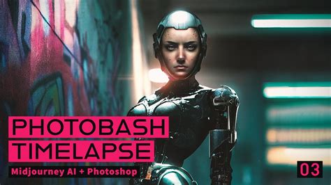 Midjourney AI Art Photoshop Photobash Timelapse 03 YouTube