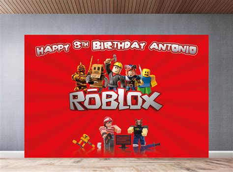 Roblox Birthday Template