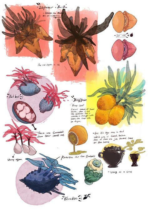 Pin By Psydukz On Characters Food Illustration Art Plant Art Alien Plants