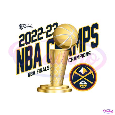 Denver Nuggets Fanatics 2023 NBA Finals Champions PNG File