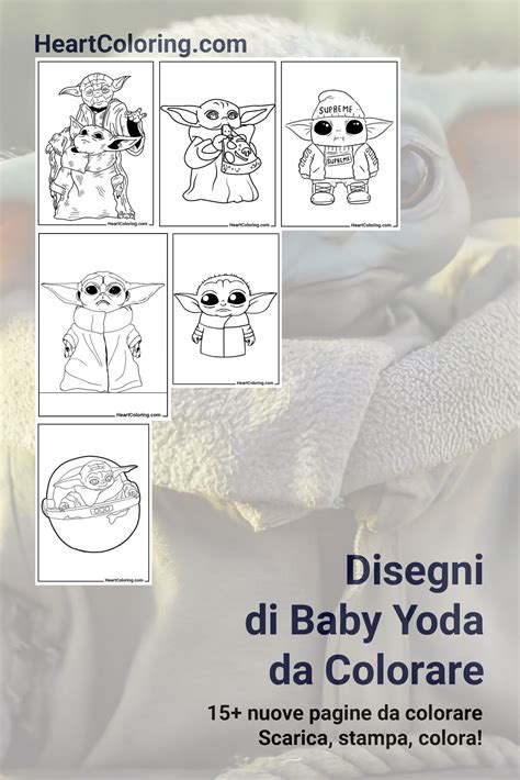 Disegni Da Colorare Di Baby Yoda Da Stampare