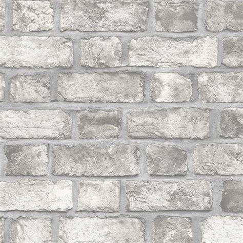 Grey Brick Wall Wallpaper