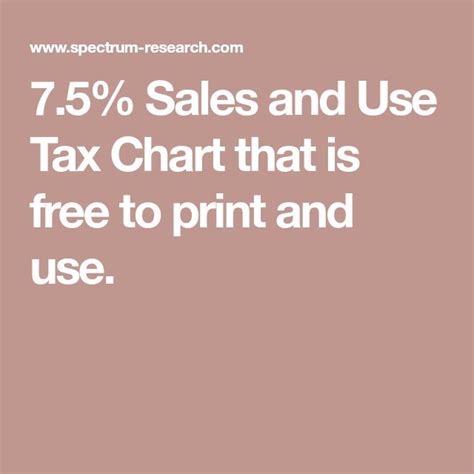 Free Printable Sales Tax Chart Printable World Holiday