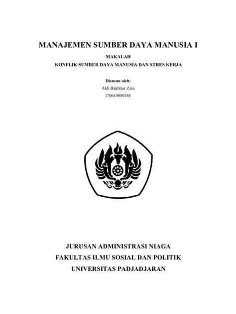 Makalah Manajemen Konflik Pdf