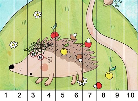 Математические Пазлы для дошкольников 6-7 лет: распечатать на A4 ...