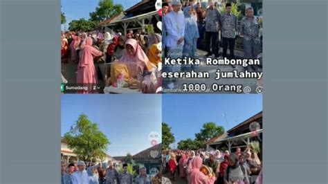 Pernikahan Viral Di Sumedang Pengantin Pria Bawa Rombongan Seserahan