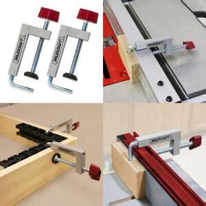 Fence Clamps Miter Saw Router Tables C-Clamps Universal Clamping Tool 2 ...