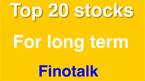 Best Stocks To Buy Now Long Term Investment Strong Portfolio Stocks Youtube