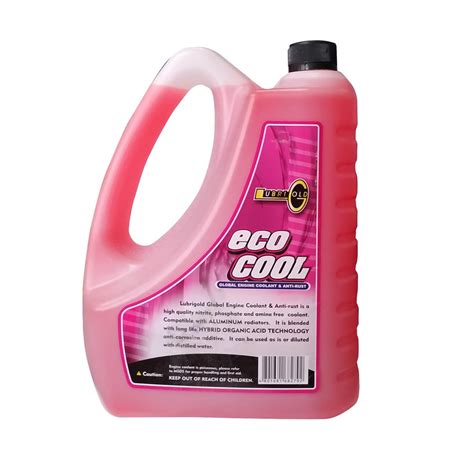 Lubrigold Eco Cool Global Engine Coolant And Anti Rust Pink 4L 4