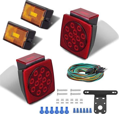 Amazon RVZONE LED Trailer Lights Kit For Utility Trailer IP68