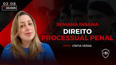 Direito Processual Penal Prof C Ntia Veras Hd Cursos Youtube