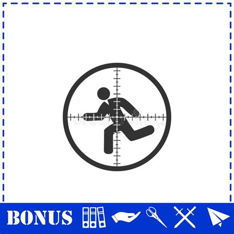 Plano Do cone Do Crosshair Ilustração do Vetor Ilustração de