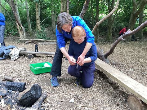 Campfire Skills At Forest School St Lawrences Rc Primary School