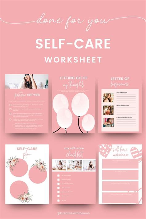 Done For You Course Self Care Workbook Life Coaching Tools Lead