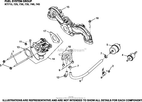 Kohler Kt Toro Hp Kw Parts Diagram For Fuel System