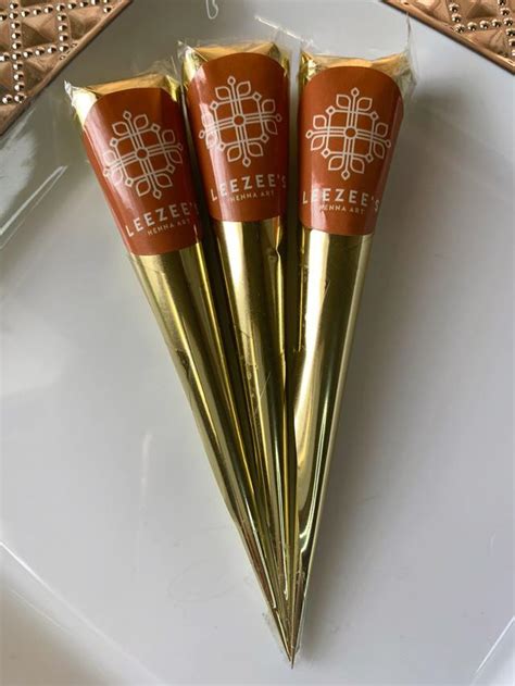 Organic Henna Cones Natural Ready To Use Henna Mehndi Artists