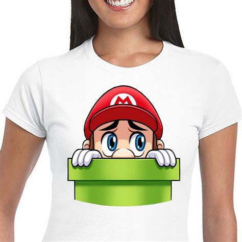 Mieszna Koszulka Damska Super Mario Bros Xxl Inna Marka Moda