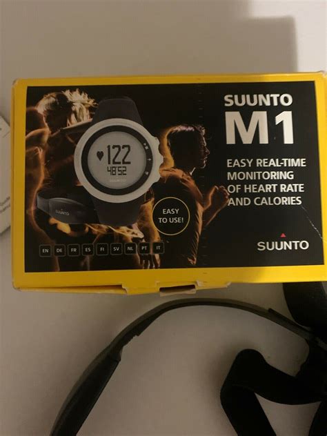 Suunto M1 Fitness Watch With Heart Rate Strap Heart Rate Monitor Cal Retro Unit