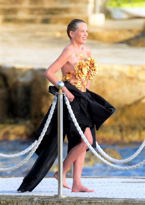 Sharon Stone Nude On The Beach At Shocked Fans Photos The Fappening