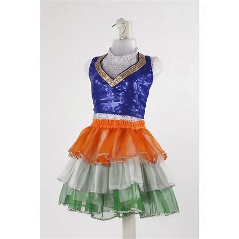 Indian Folk Tri Colour Itsmycostume Western Dance Tricolor Theme Girl