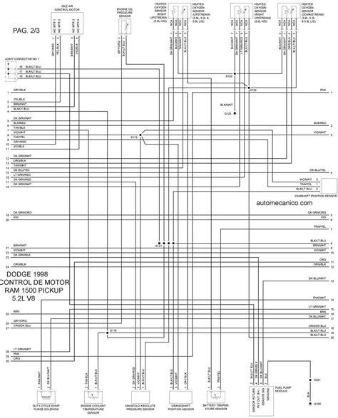 DODGE 1998 Diagramas Esquemas Graphics Vehiculos Motores