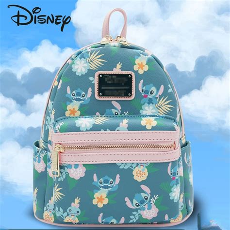 Disney Mochila Stitzer Original Para Mujer Bolso Popular De Moda Alta