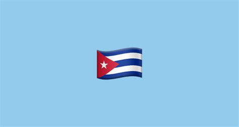 🇨🇺 Bandera: Cuba Emoji on Apple iOS 16.4