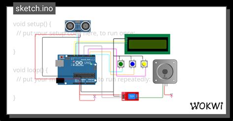 Water Level Monitoring System Wokwi Esp Stm Arduino Simulator