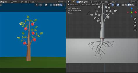 How can I render an animation where we can see through a mesh similar ...