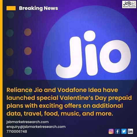 Reliance Jio And Vodafone Idea Special Valentines Day Prepaid Plans